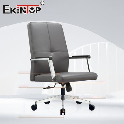 Mid Back Leather Meeting Manager Executive Ergonomic Office Chair Chair Chairs di qualità per ufficio