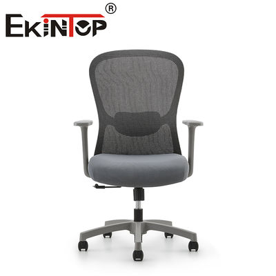 Sedia da ufficio ergonomica moderna in tessuto girevole e confortevole per computer, sedia operativa in rete