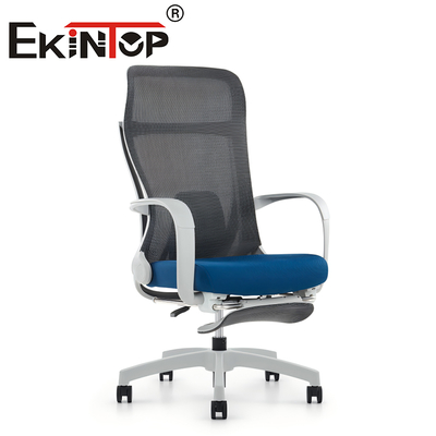 Sedile da ufficio regolabile con schiena alta a maglia Sedile da ufficio per la casa Sedile girante ergonomica a maglia a maglia